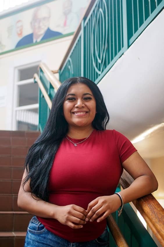 Tyra Delos Reyes, a senior business major at the University of Guam, participated in the Keith Sherin Global Leaders Study Abroad Program in The Hague, Netherlands. Photo courtesy of Robert Clark for the University of Guam
